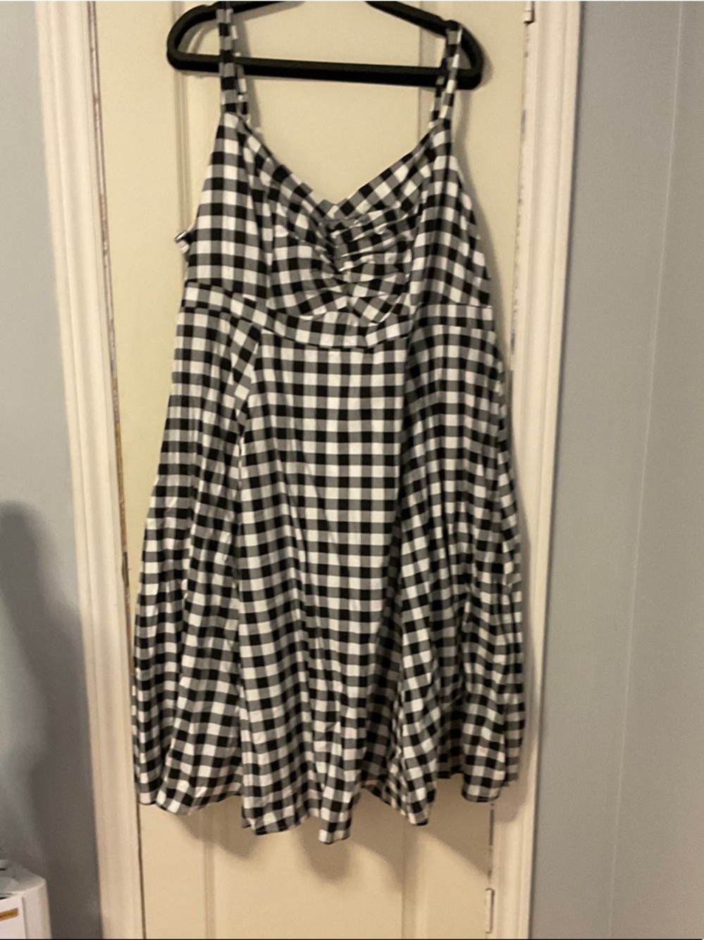 torrid Black and White Gingham Skater Skirt